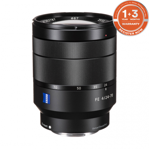 Sony Vario-Tessar® T* FE 24–70 mm F/4 ZA OSS Wide